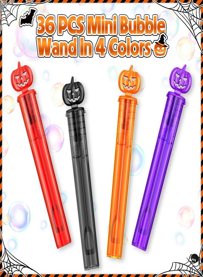 spring flower SpringFlower Halloween Party Favor For Kids, Halloween Mini Bubble Wands Halloween Gifts For Trick Or Treating, School Classroom Rewards,Goodie Bag Fillers, 36 Pack - Image 2